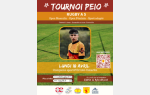 Une fête du rugby pour honorer la mémoire de Peio le lundi de Pâques 